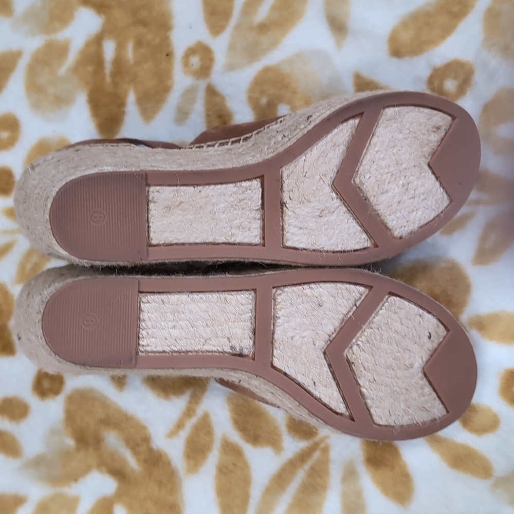 Marc Fisher Brown Espadrille Sandals - Picture 4 of 5